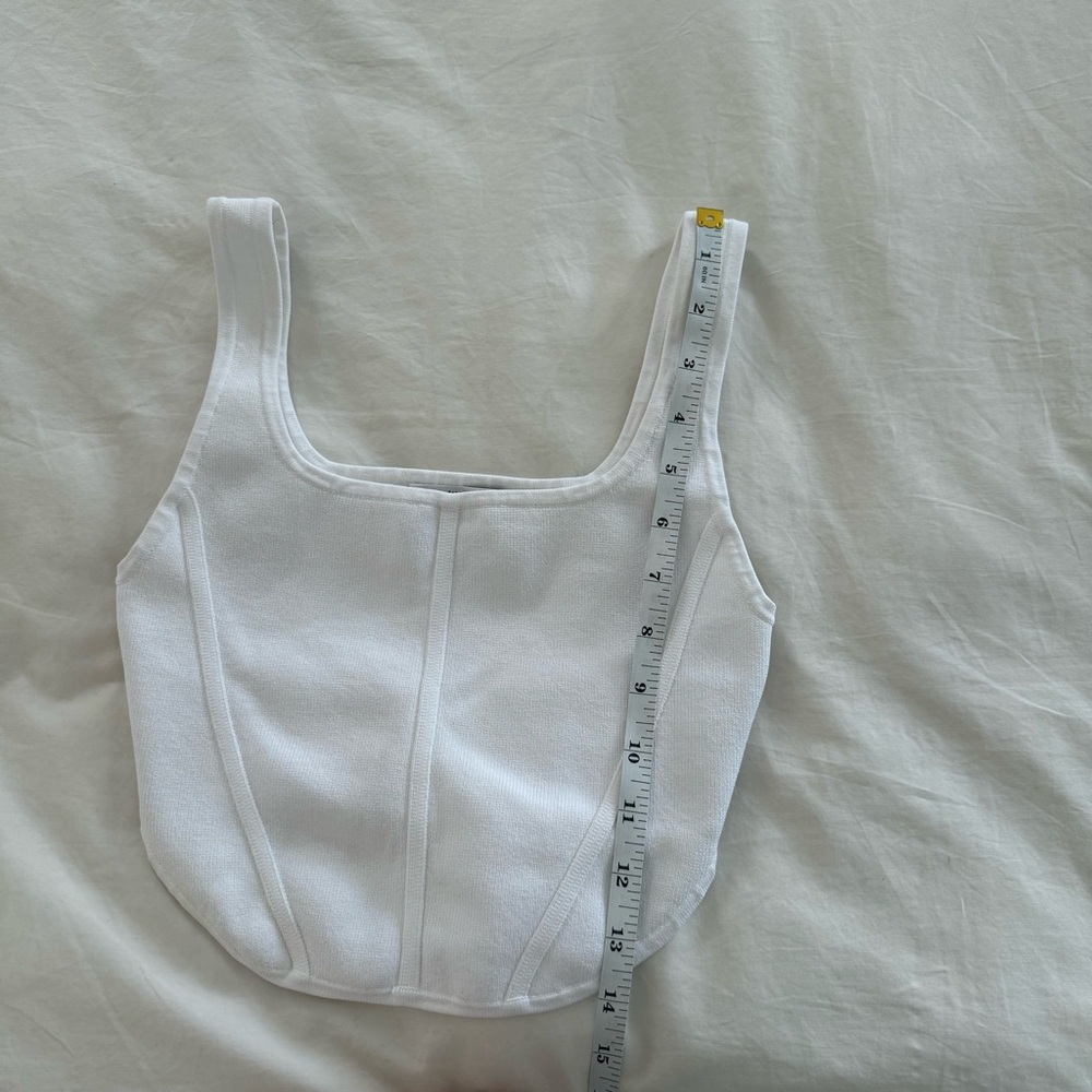 Aritzia Babaton Sculpt Knit Bustier Tank S - Picture 9 of 9